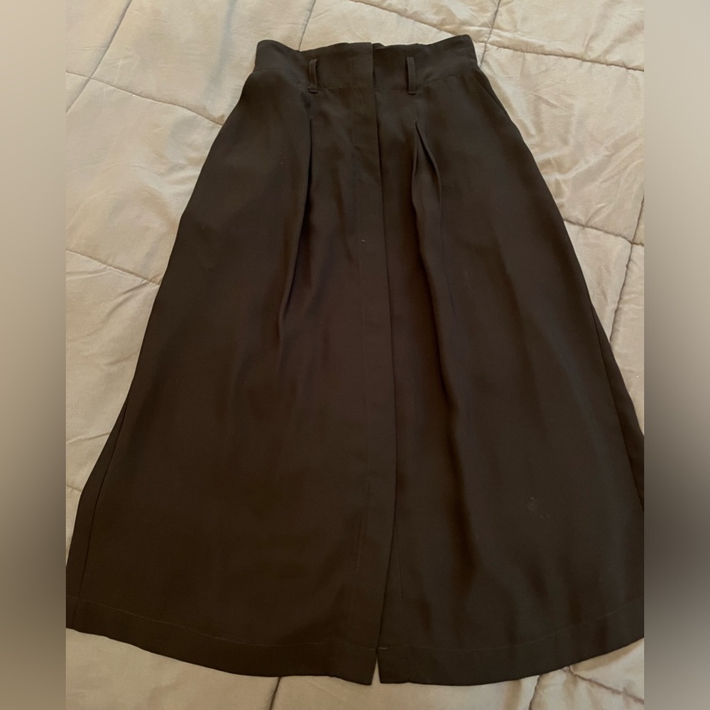 H&M black midi skirt